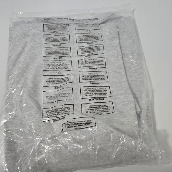 Abercrombie YPB Active Cropped Heavyweight Cotton Jersey Tee - Size Large - Picture 5 of 6